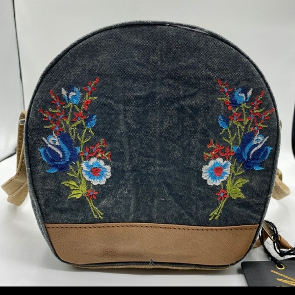 MONA B. Denim Crossbody Bag - Picture 2 of 4